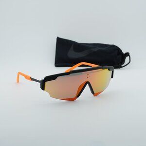 NIKE MARQUEE EDGE 24 E EV24027 008 Shield Sunglasses - Black/Orange